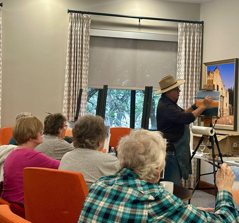 Bella Vida VIP members enjoy a hands-on photography class led by Jim Landers, kicking off the Thrive Series with learning and fun.