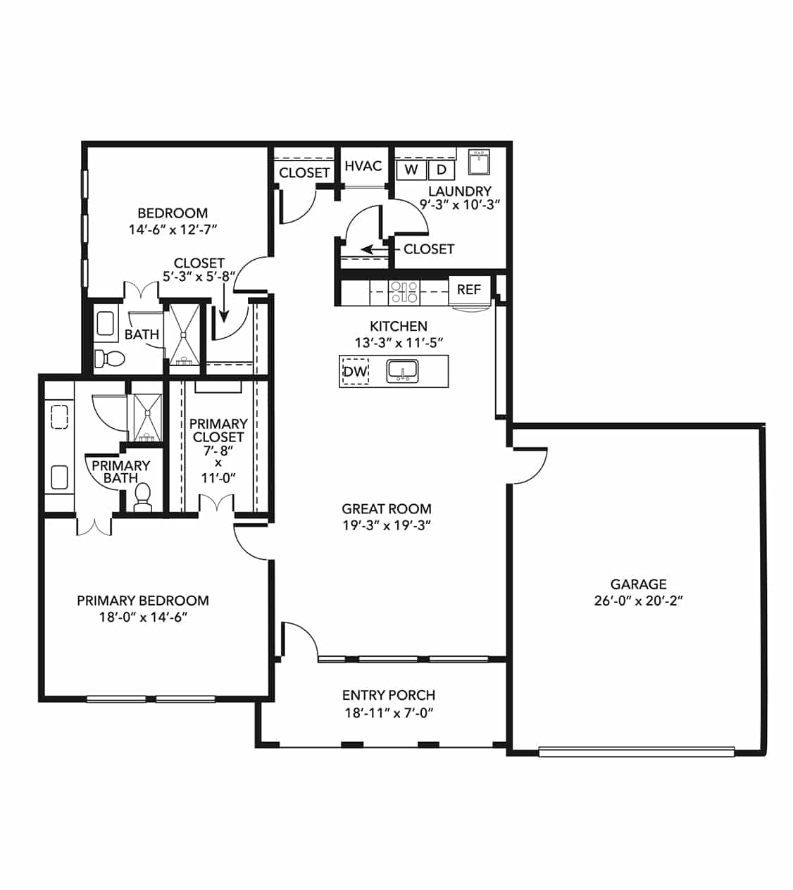 Mariposa villa Bella Vida floor plan.