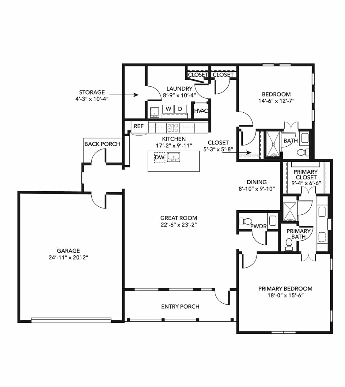 Sol villa Bella Vida floor plan.