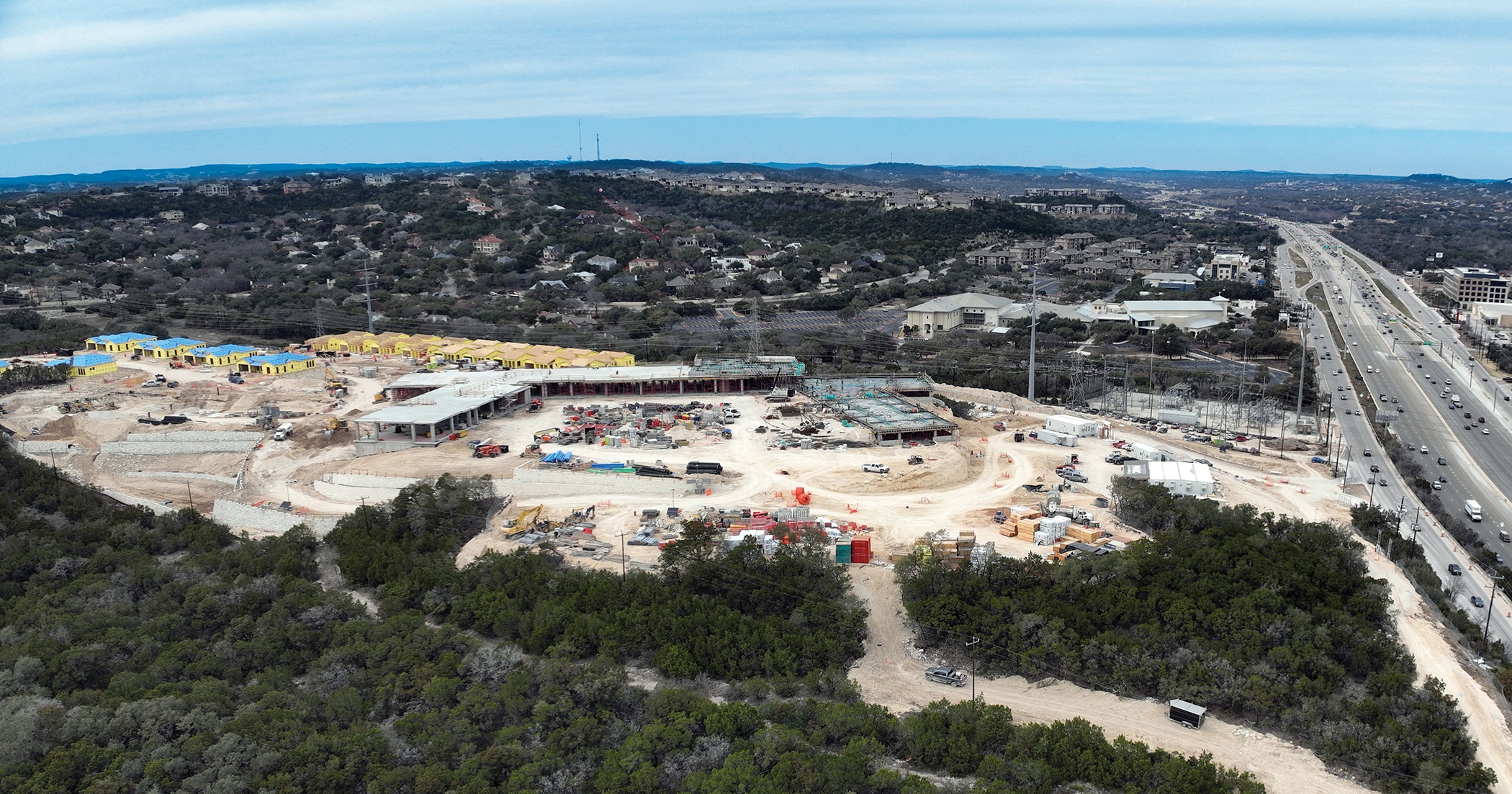 North-facing views of Bella Vida.