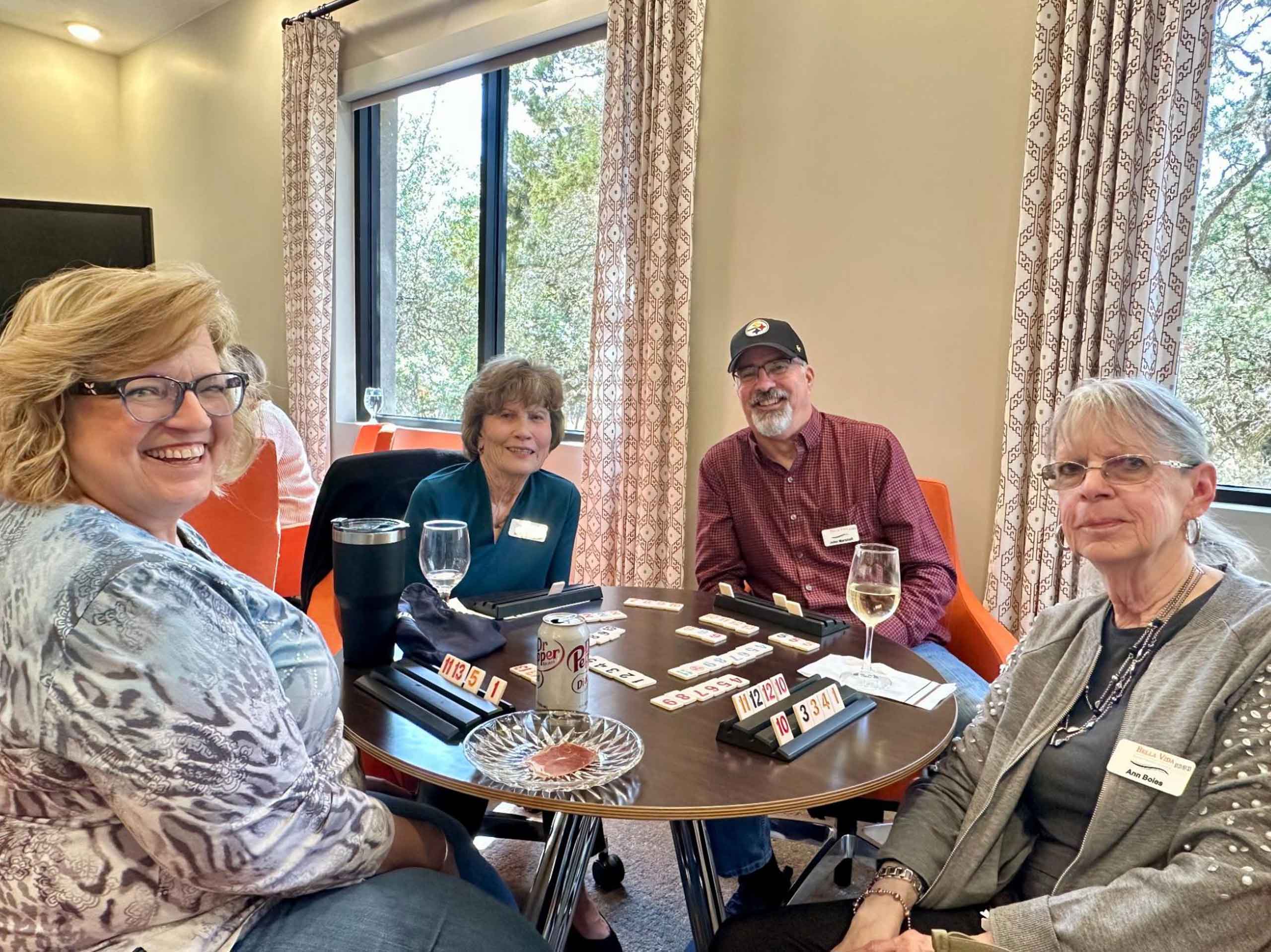 Guests enjoyed a variety of classic favorites, including Mahjong, Bridge, Rummikub, and Pente, with players of all skill levels jumping in and joining the fun.