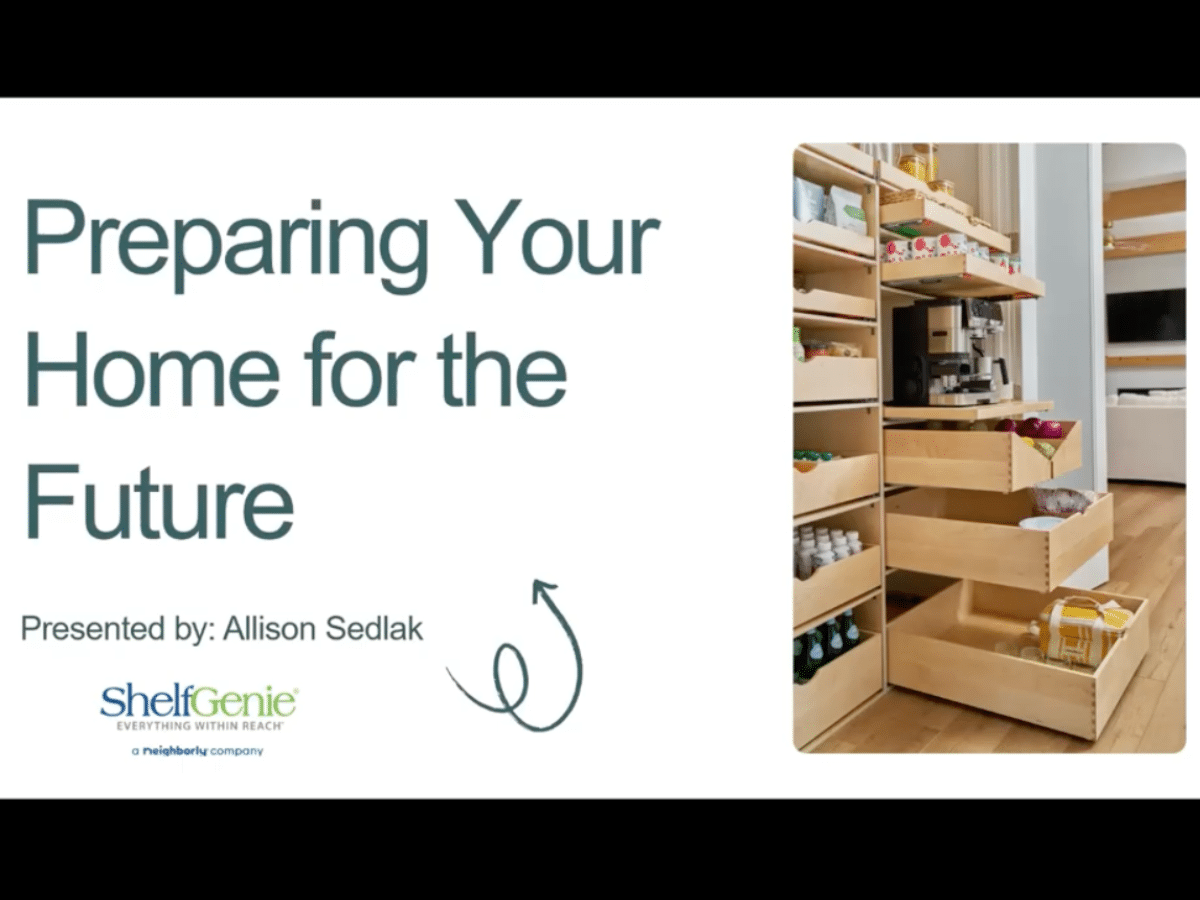 ShelfGenie offers upgrades cabinets and storage areas with custom glide-out shelving.